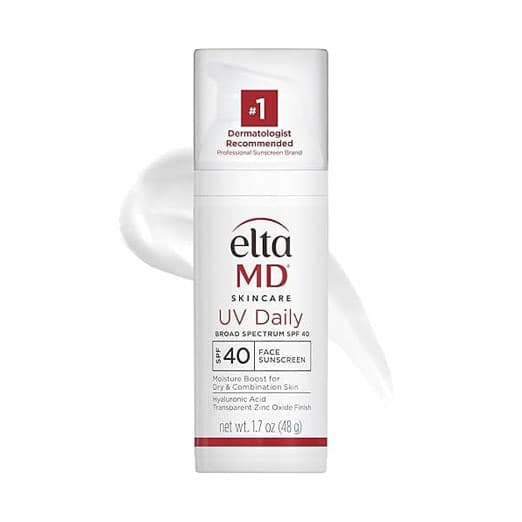 EltaMD UV Daily Broad-Spectrum SPF 40 Moisturizing Facial Sunscreen, 1.7 oz