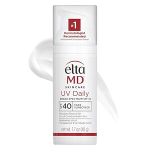 EltaMD UV Daily Broad-Spectrum SPF 40 Moisturizing Facial Sunscreen, 1.7 oz